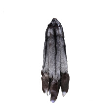 China factory wholesale large size Premium Silver Fox Fur Pelt Silver Fox Fur Hide